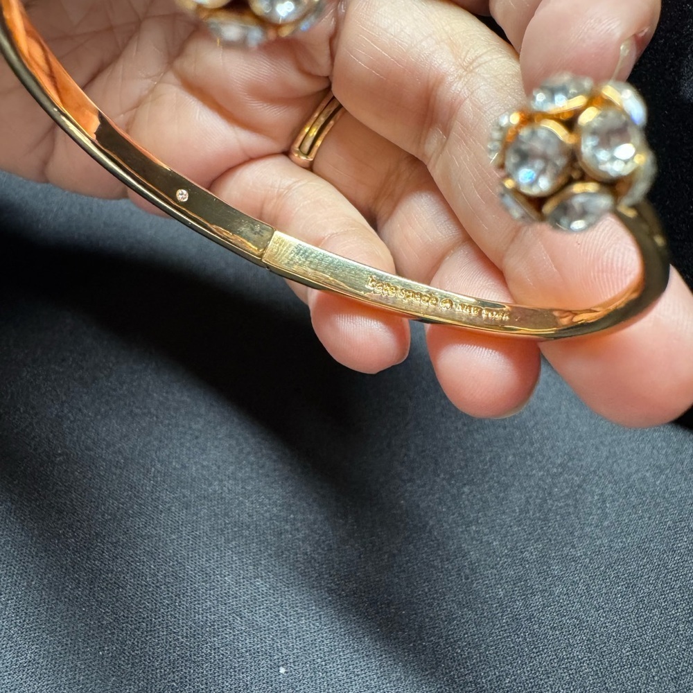 Kate Spade Open Rhinestone Bangle - Picture 8 of 9